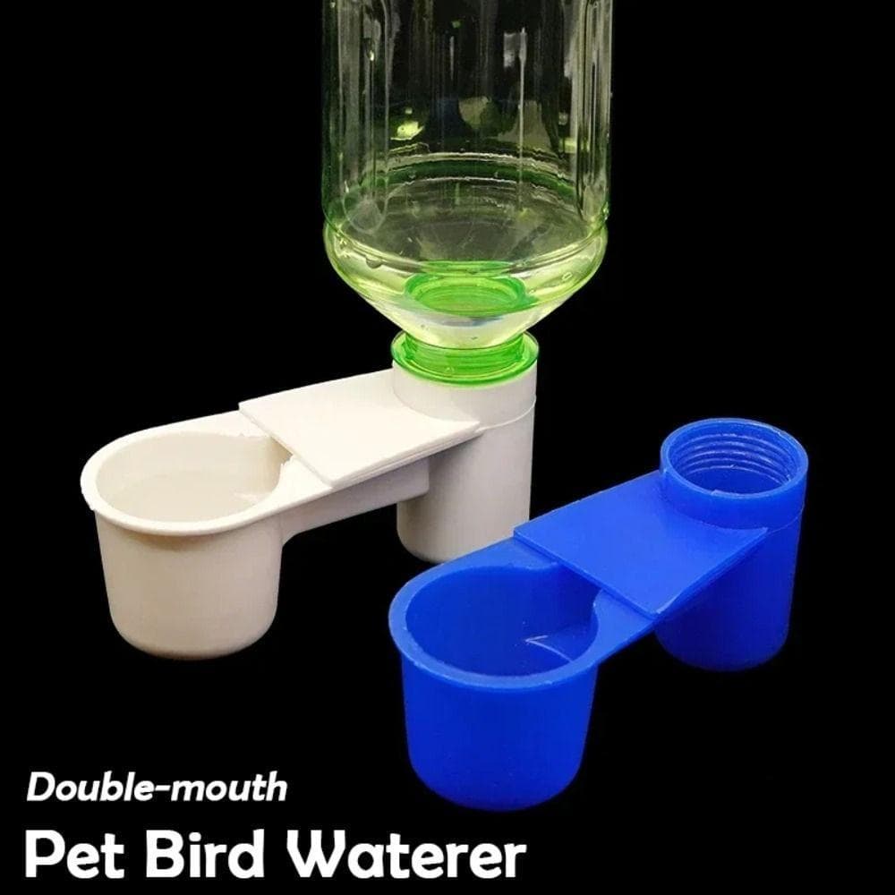 Bebedor Automático , Interface De Garrafa De Plástico Para Pássaros De Estimação , Bebedouro Gaiola De Papagaio D