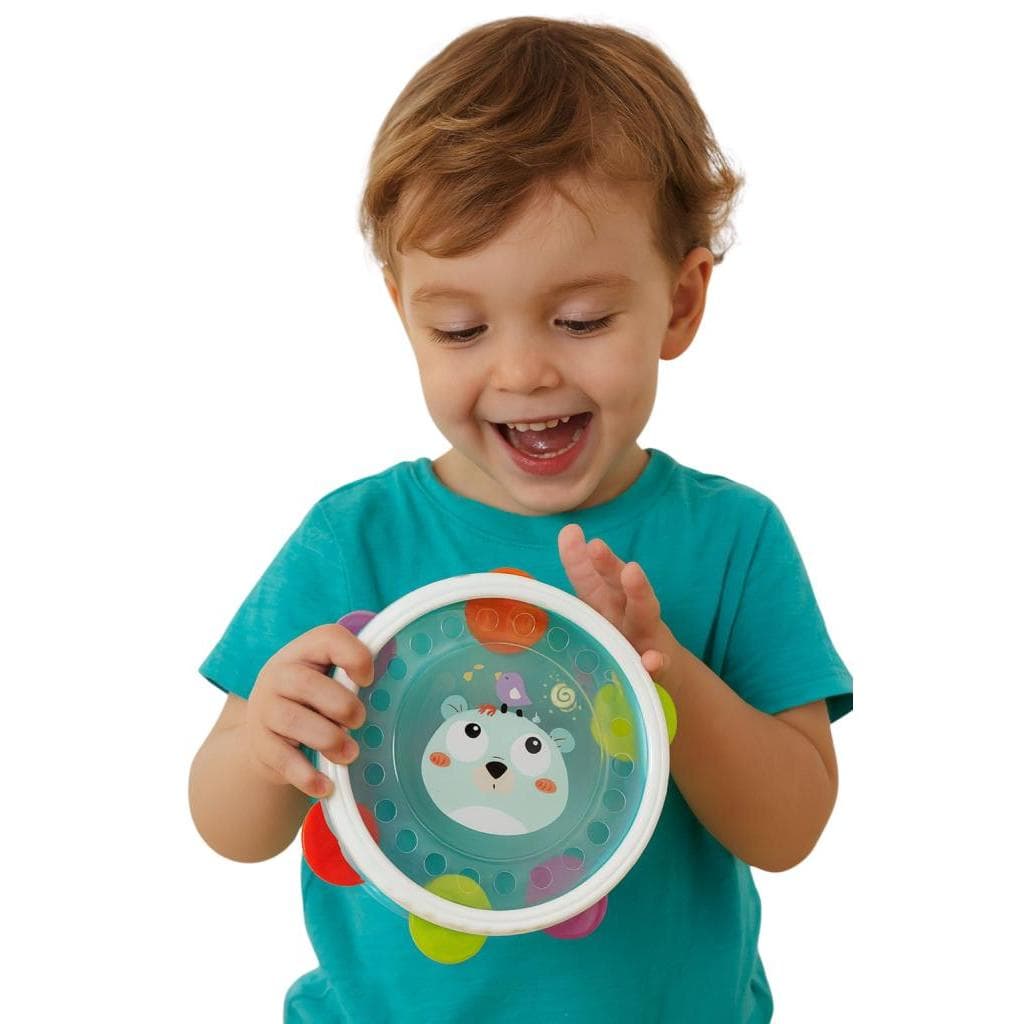 Meu Primeiro Pandeiro Infantil Brinquedo Musical Buba