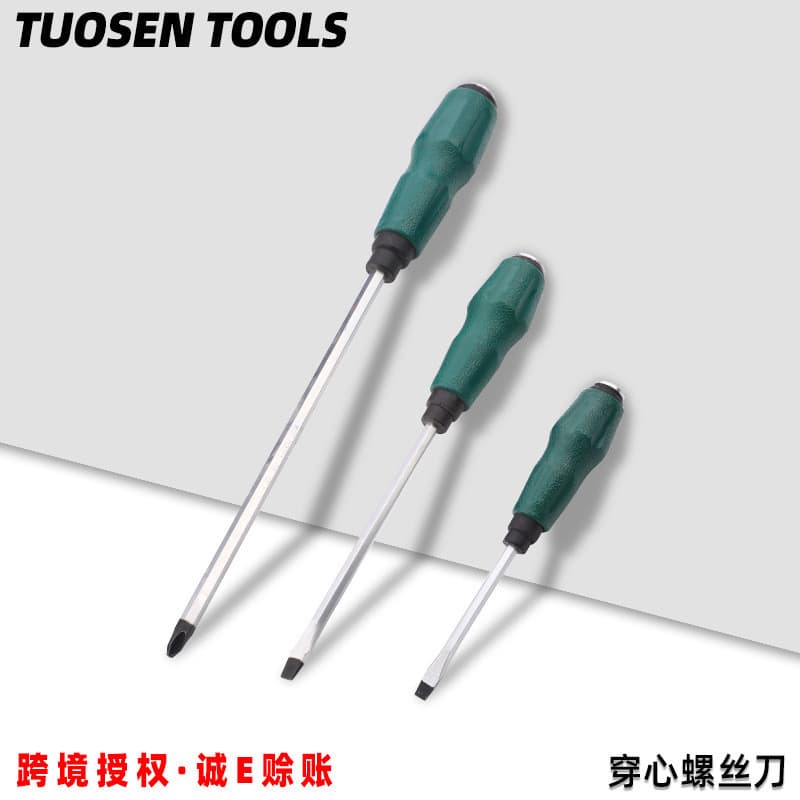 Tuosen Tools Chave de fenda Phillips plana Manual Chave de fenda com rosca durável multifuncional com chave de fenda mag