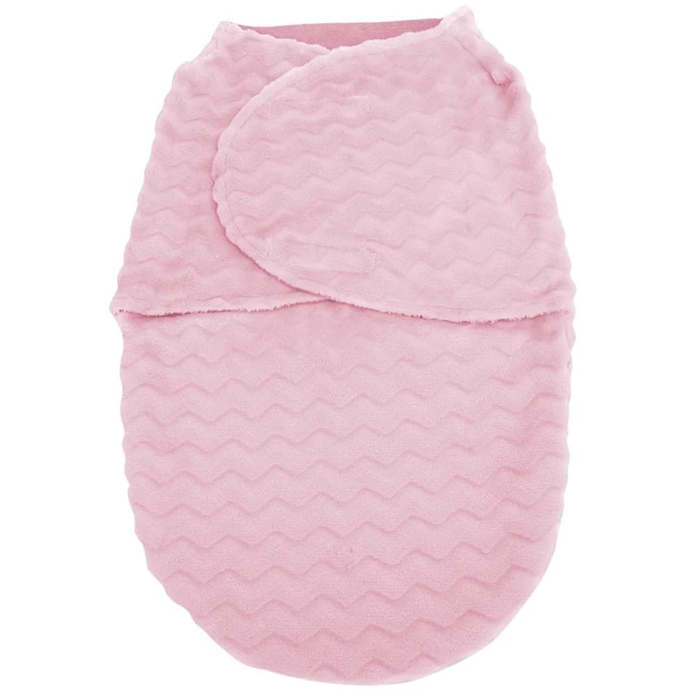 Saco de Dormir Infantil Bebê Buba Super Soft Rosa Charutinho Menina Feminino
