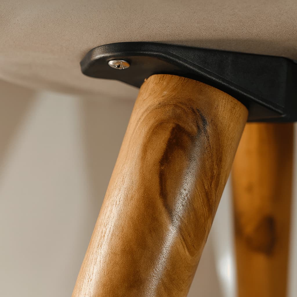 Kit Suporte Chapinha Mesa Mesinha Canto Palito C/Parafuso Para Fixar Fixação Tampo Mesinhas
