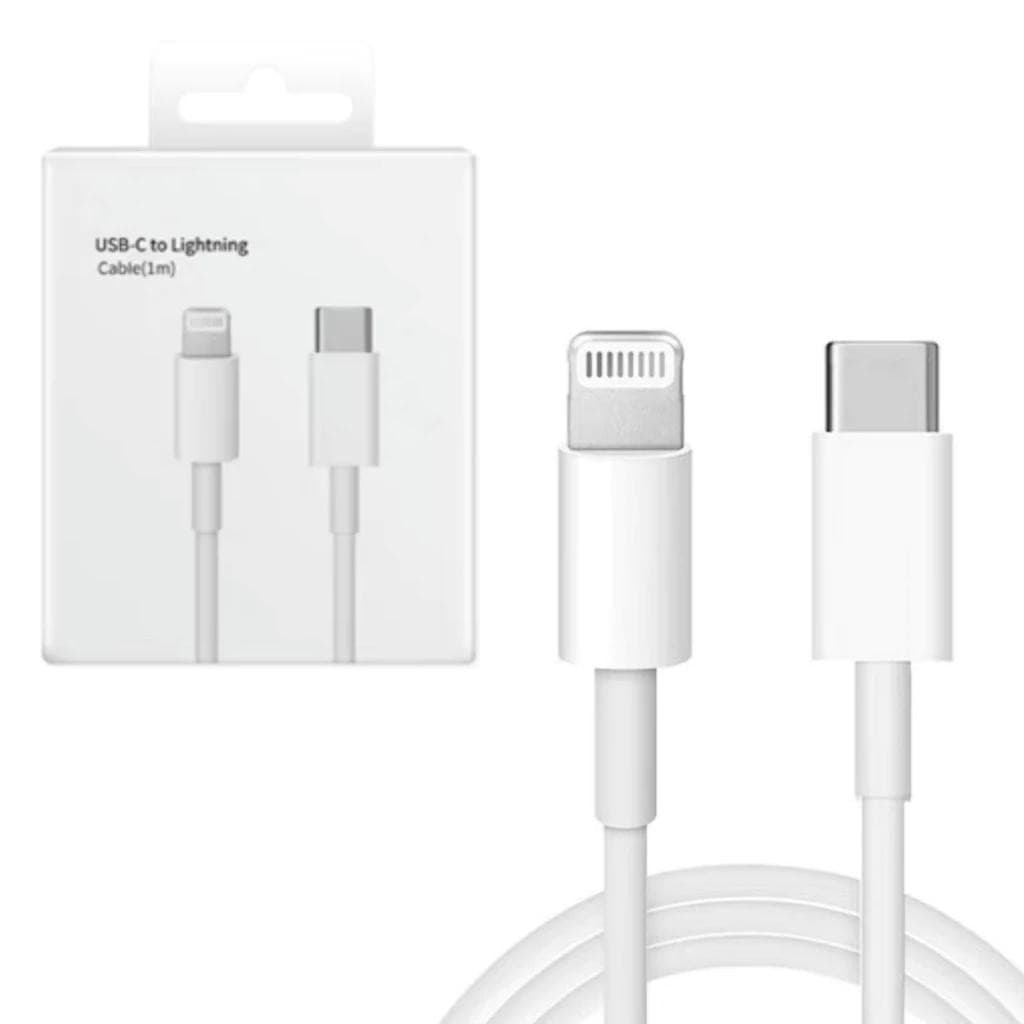 Cabo De Type-c/USB iOS Carregamento Rápido Turbo Lightning 1 Metro
