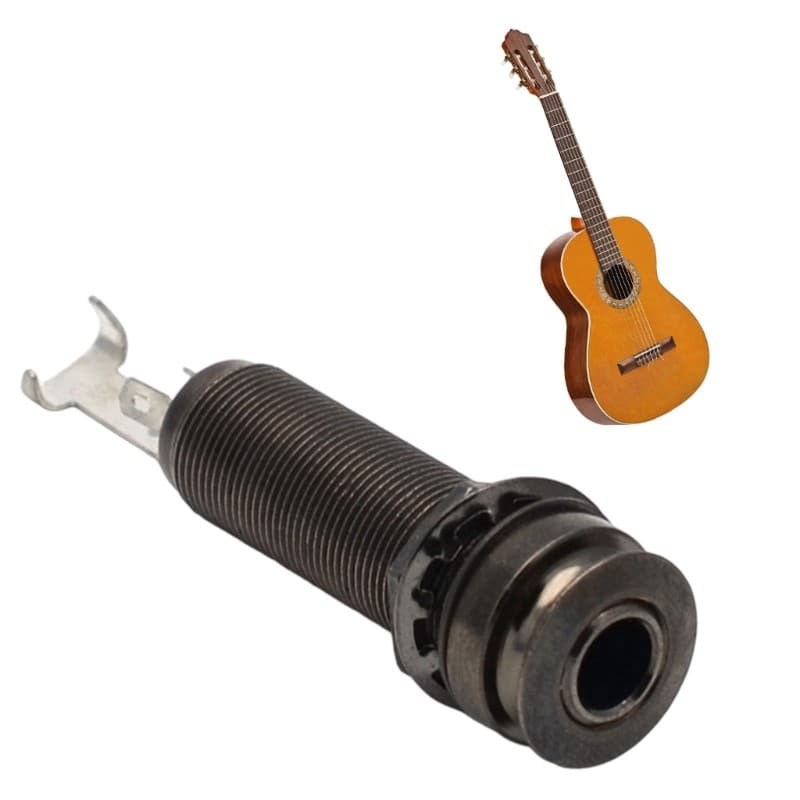 Estone Professional 6 35mm Split Endpin Jacks Para Conexão Amplificador Guitarra