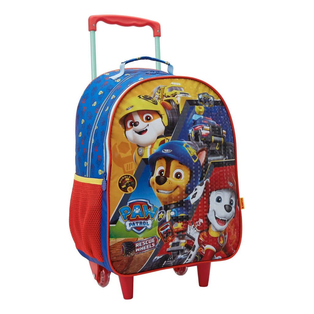 Mochila Infantil Patrulha Canina Rodinhas 14‘’ Xeryus Orginal