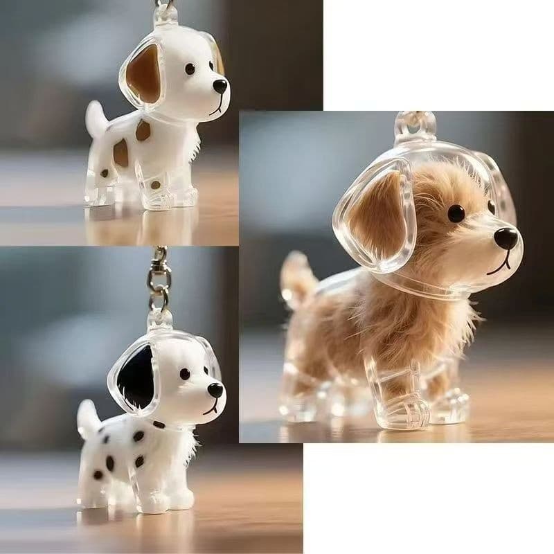 Chaveiro cápsula para guardar pelos de animais de estimação - Design delicado como lembrança