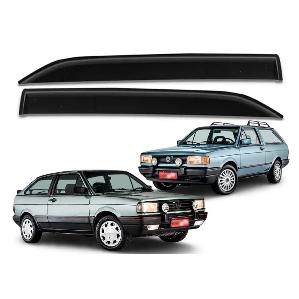 Calha De Defletor De Chuva 2Pts Gol Voyage Parati Saveiro Quadrada Cl Gl 1987 A 1994 40012A