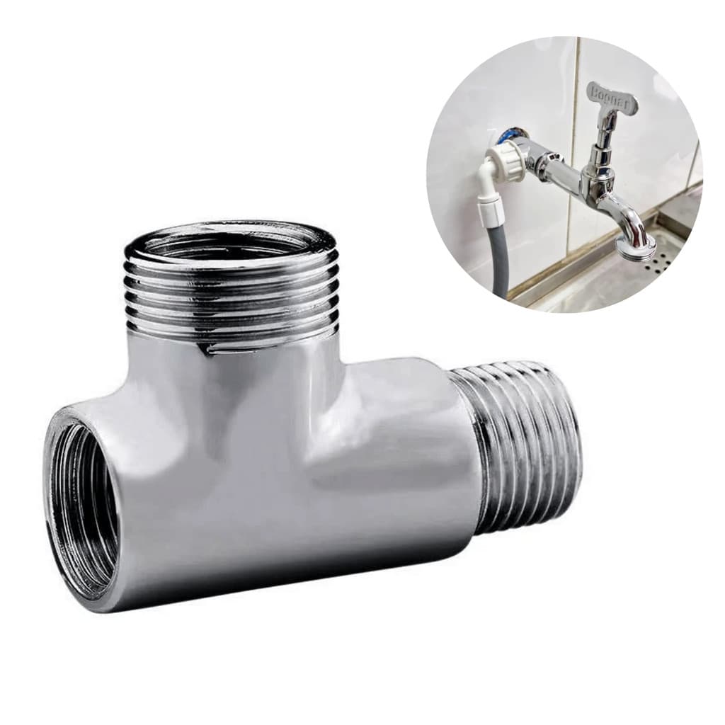 Adaptador T Para Tanque e Maquina de Lavar Parede 1/2 Garden
