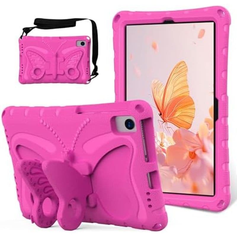 Para Samsung Galaxy TAB S6 Lite 10.4 " (2020/2024)/A7 2022 S5E (2019 S6 10.5 " Asas De Borboleta Kickstand Kids Girl Tab