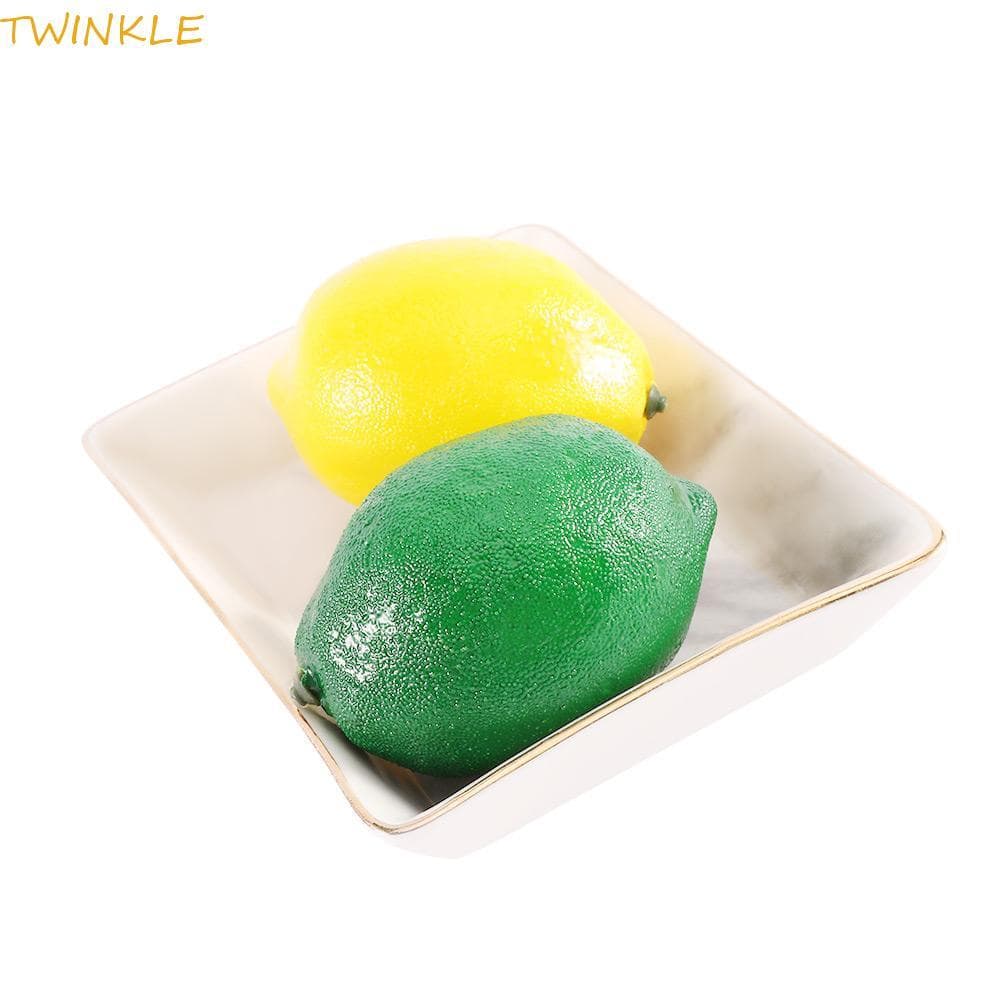 TWINKLEO Limão Artificial Festa Natal Decoração Realista De Cozinha Para Casa