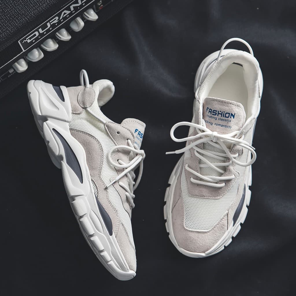 Sapatos esportivos masculinos verão malha respirável couro genuíno Casual tênis de corrida na moda novo estilo leve sola