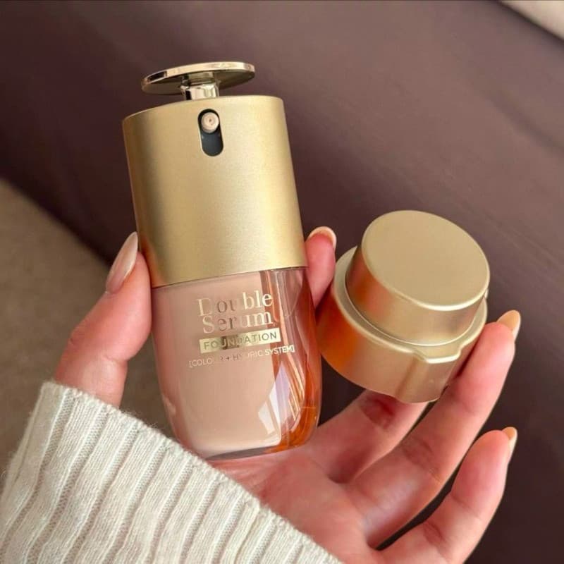 Ca ris . Base Líquida De Essência De Extrato Duplo Hidratante Para Pele Seca 30ml # L1C L2C L2W L3N L4N
