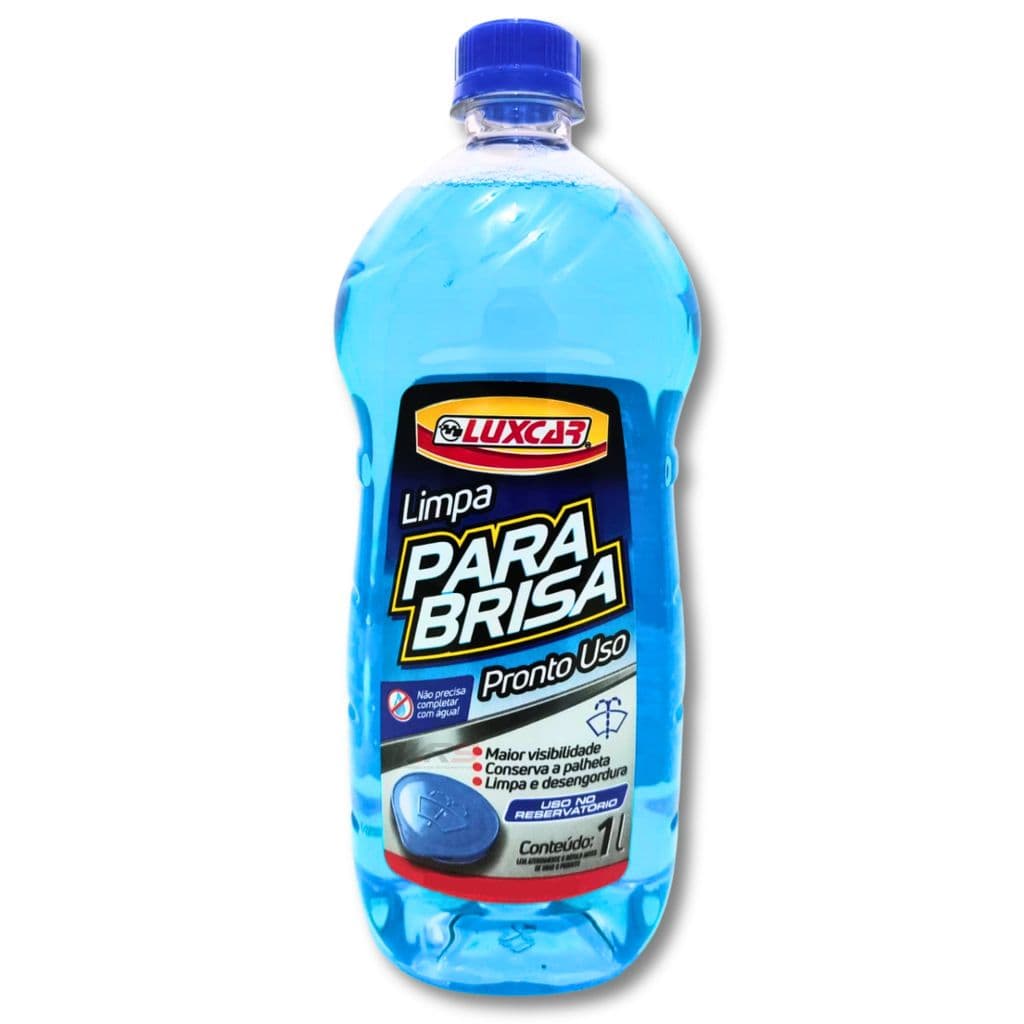 Limpa Para-Brisa Pronto Uso Luxcar 1 Litro Cristaliza e da Brilho
