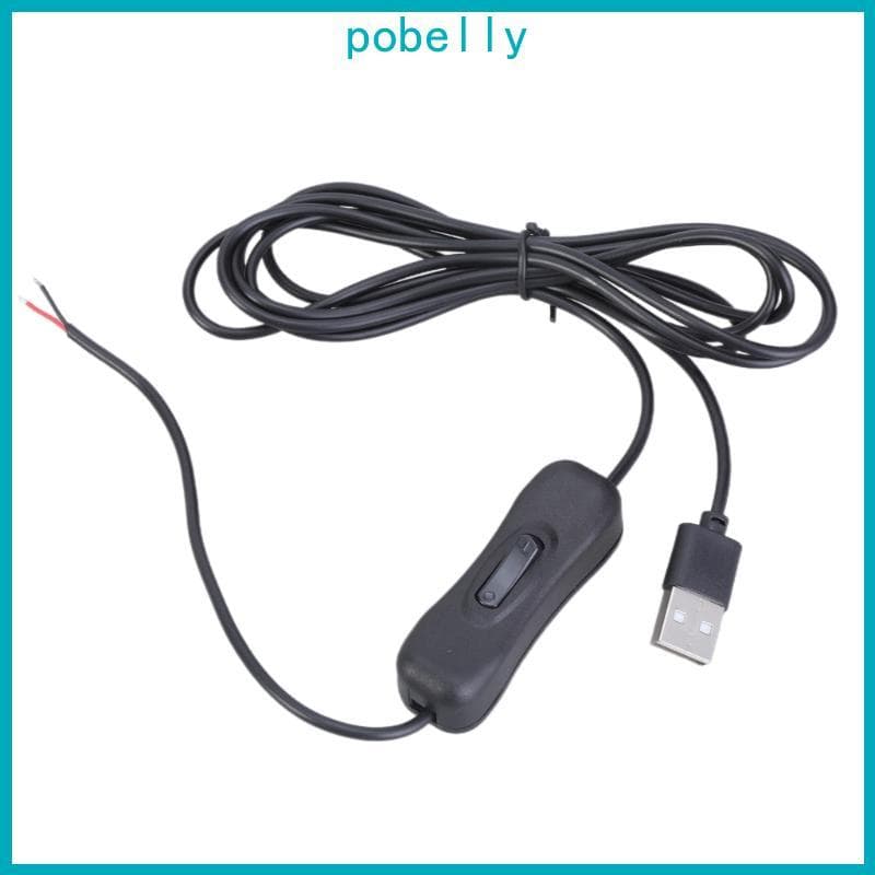 Pob USB Para Extremidade Aberta Carregamento 2 Núcleos Interruptores Luz LED