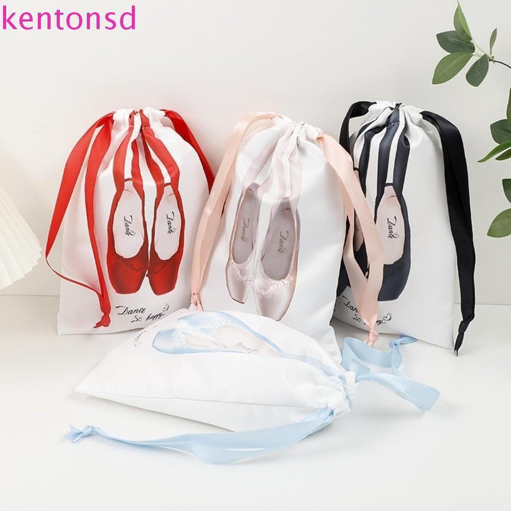 Bolsa De Ombro De Balé KENTONSD , Com Cordão Para Sapatos De Dedo Doce De Grande Capacidade , Pingente De Mini Estilo Co