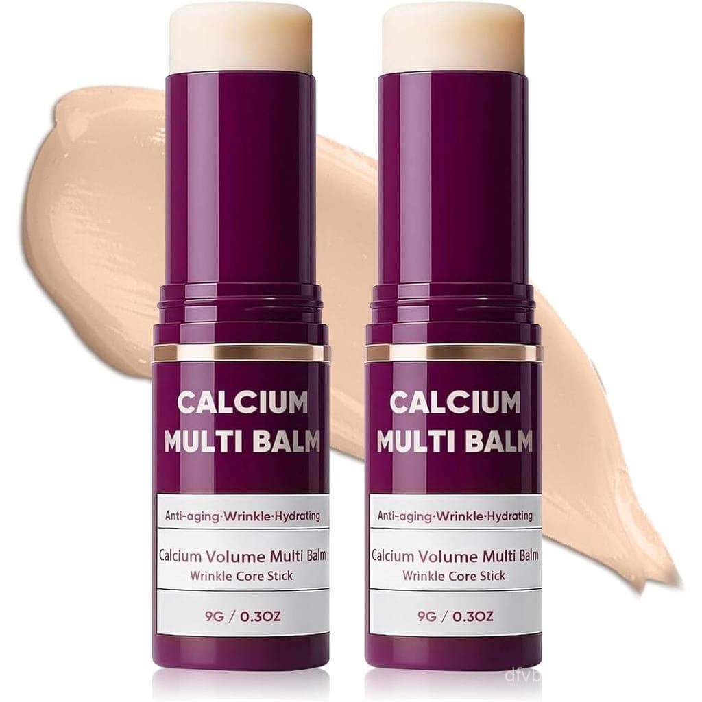 Pacote com 2 unidades de creme de cálcio multi-efeito, creme de cálcio multi-efeito, bastão hidratante de colágeno corea