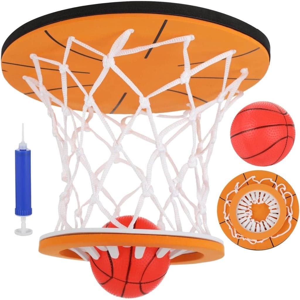 Mini Cesta de Basquete Silenciosa para Interior, Decorativa, Portátil, Ideal para Casa, Dormitórios, Escritórios e Prese