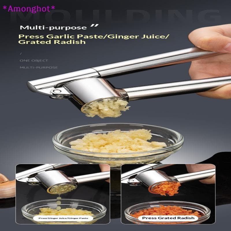 Entrehot > Prensa De Alho , Espremedor Triturador De Cozinha À Prova De Ferrugem Premium Com Alça Ergonômica , Gengibre