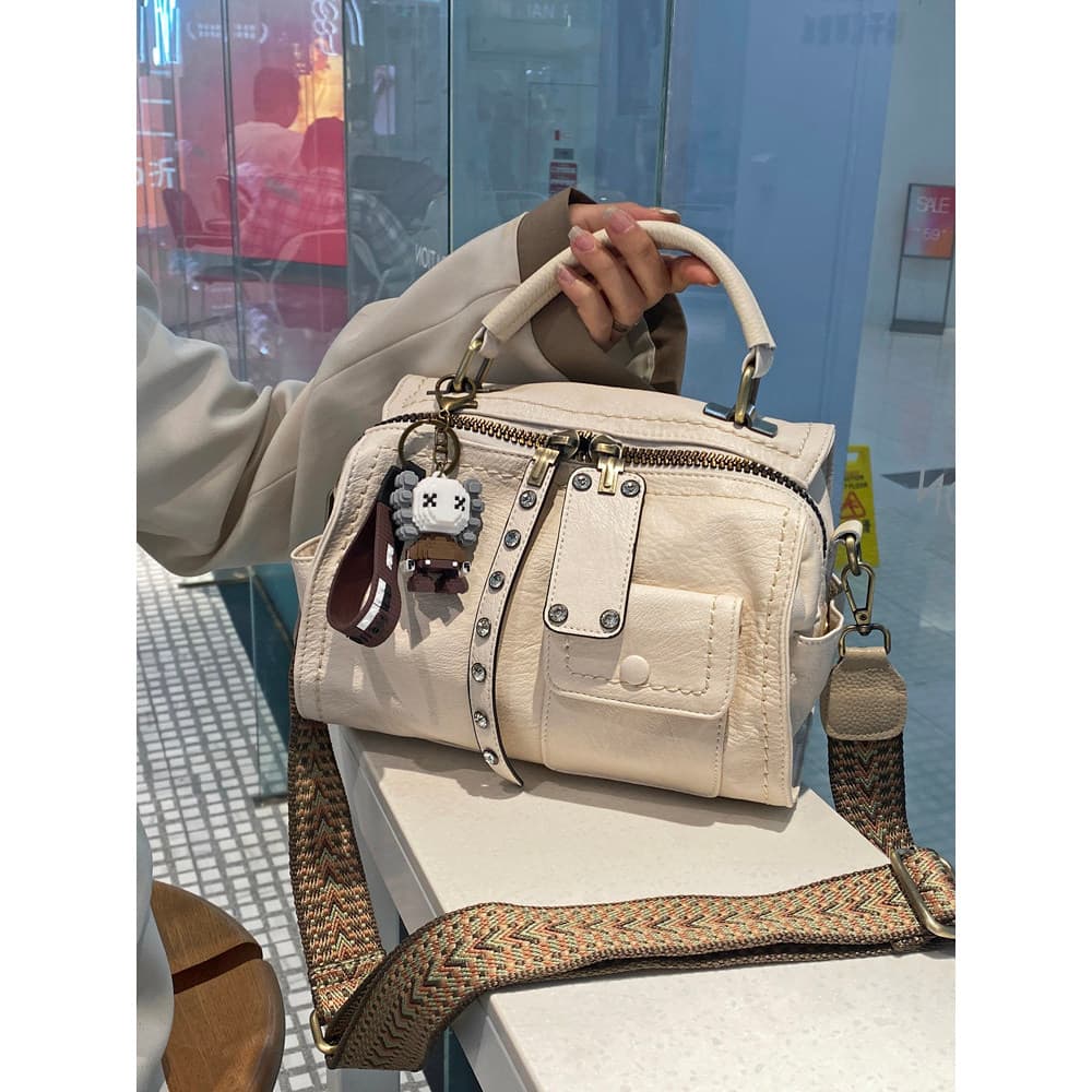 Bolsa de três propósitos bolsa feminina 2026 novo estilo moda Casual ombro saco do mensageiro travesseiro mochila