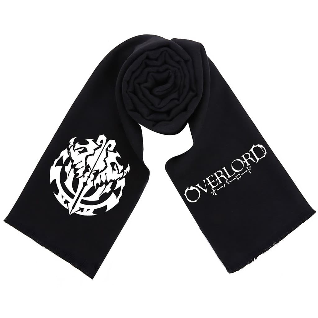Anime cachecol overlord morto-vivo mercadoria bidimensional masculino feminino babador inverno quente à prova de vento