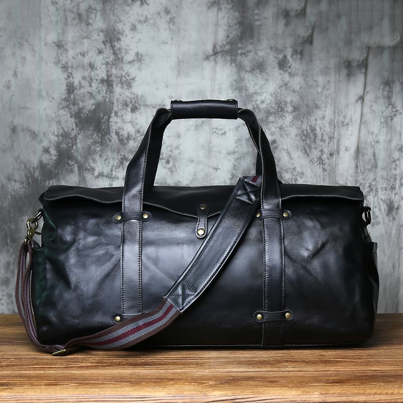 Bolsa masculina de viagem de negócios, bolsa de viagem de couro genuíno, esportes, lazer, academia, primeira camada, bol