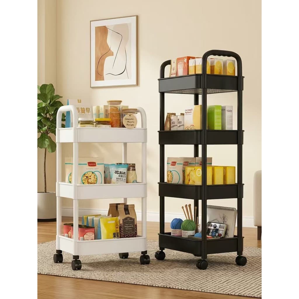 Prateleira para carrinho pequeno, cozinha do chão ao teto, quarto, multicamadas, lanches para bebês, banheiro móvel