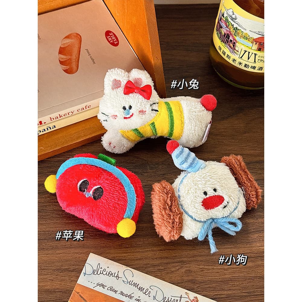 Broche De Pelúcia Fofo De Desenho Animado , Pingente De Boneca , Acessórios Para Roupas , Cachecol , Decoração De Bolsa
