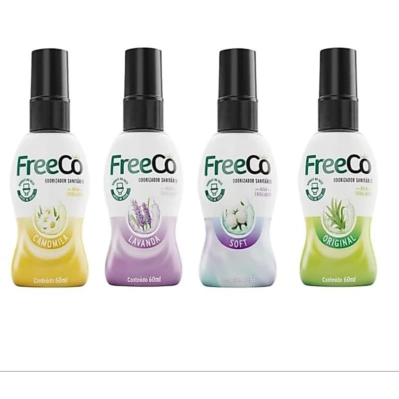 Bloqueador de Odor Sanitário Freecô Aromas Diversos 60ml