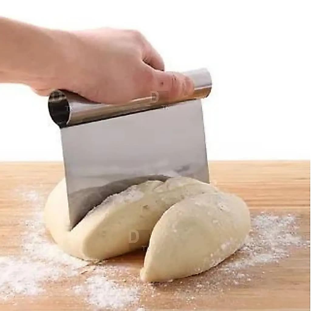 Espátula Raspador Cortador Inox 15cm Profissional Massa Pão Pizza Bolo Chocolate Confeitaria