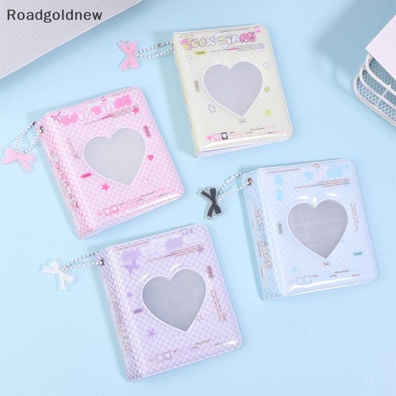 RGN Ins Estilo Bonito 3 Polegadas Amor Álbum 36 Bolsos Cartão Fichário Mini Photocard Titular Kpop Ídolo Fotos Coleção C