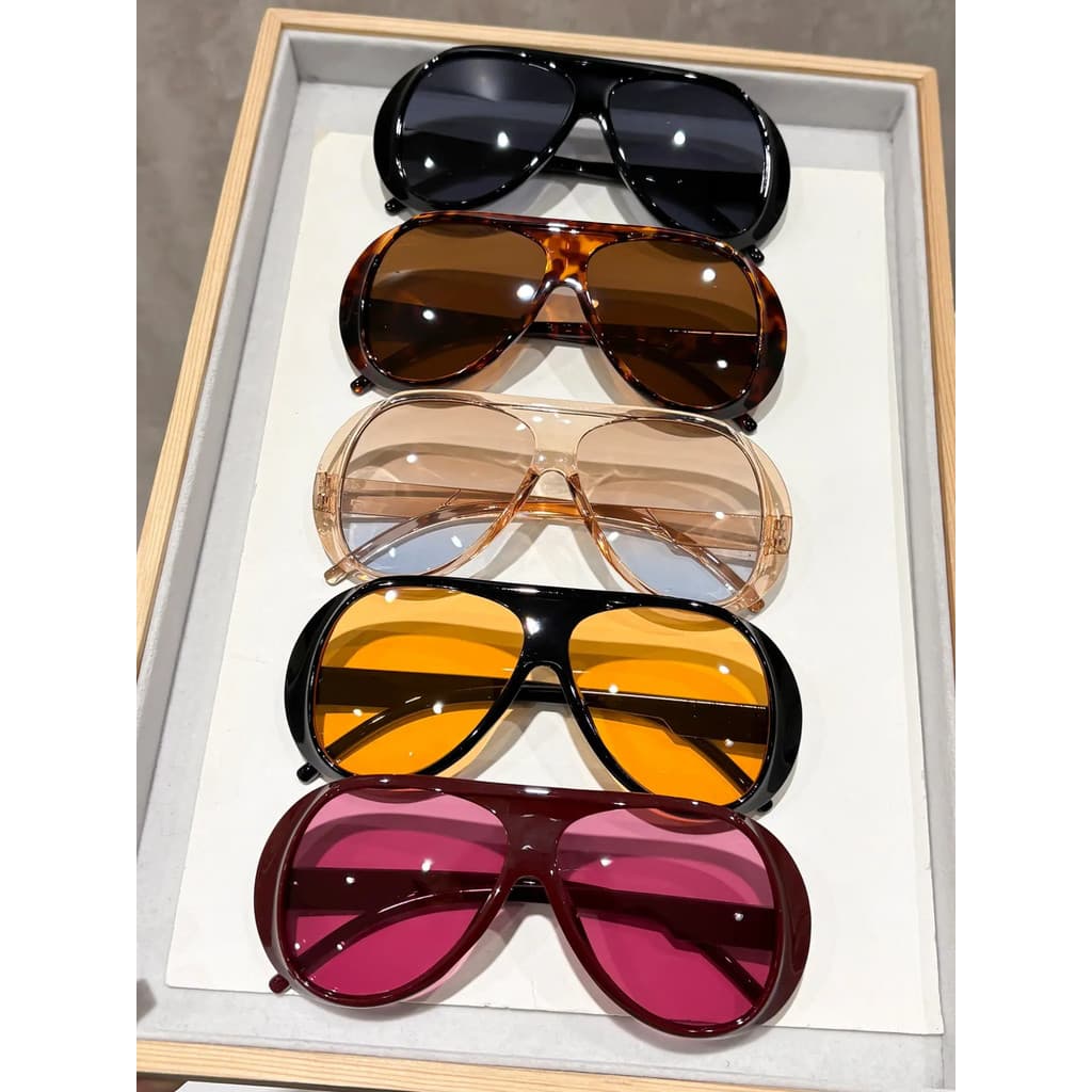 5 Pares de Óculos de Sol Femininos Estilo Y2K, Modernos e Casuais, com Padrão de Leopardo, Perfeitos para Férias na Prai