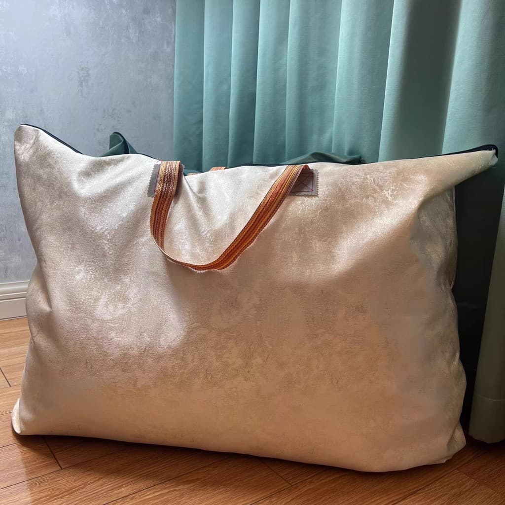 Saco de armazenamento de colcha de roupas grossas Extra grande capacidade saco de embalagem móvel à prova de umidade sac