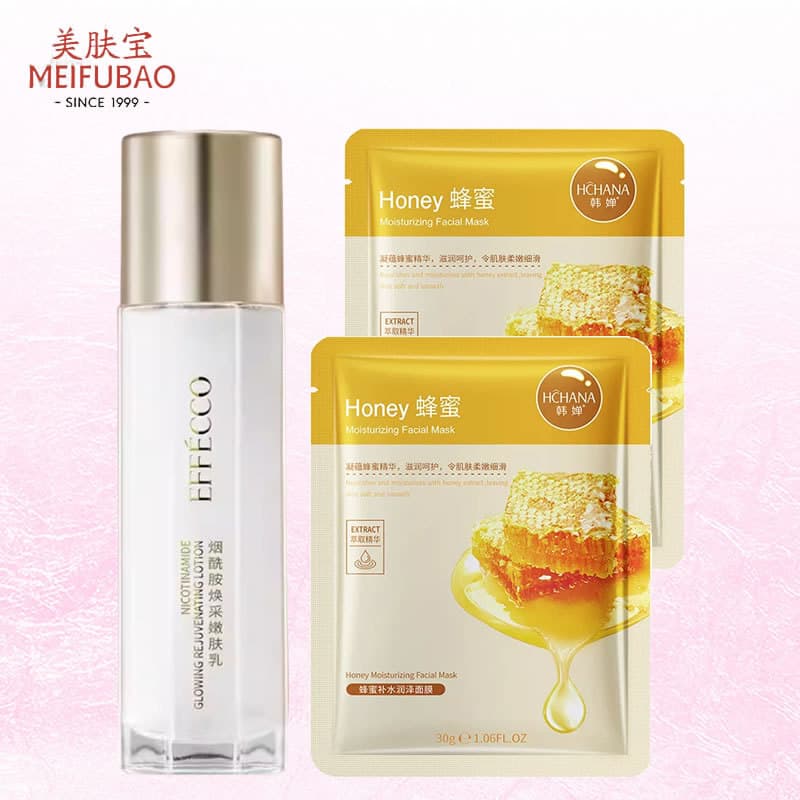 Effecco Effecco Niacinamida Loção Rejuvenescedora para a Pele 100ml Hidratante Sedoso Hidratante Claro Rugas Leves Produ