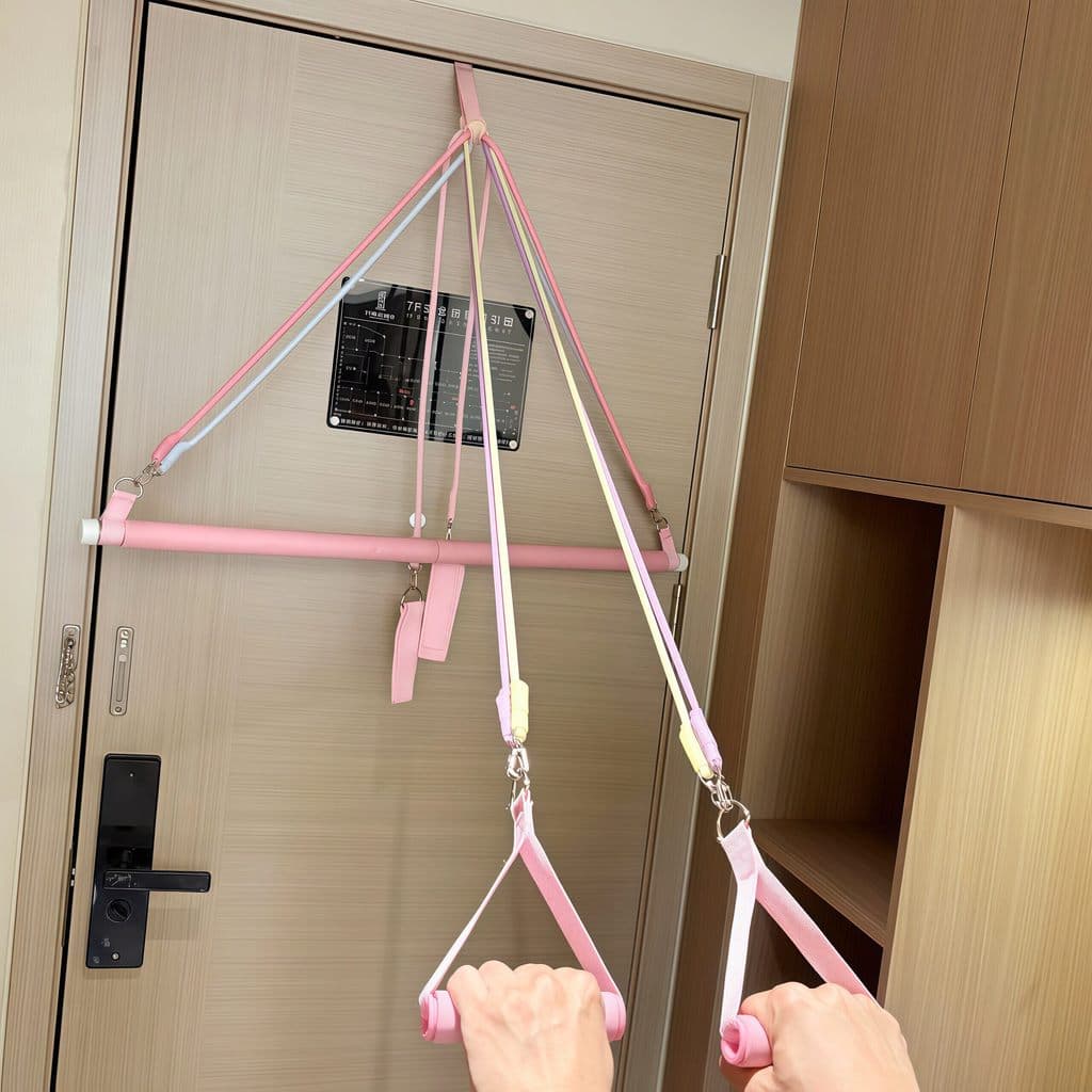 Fitness em casa!Corda de tensão para treinamento traseiro, porta suspensa, elasticidade, Fitness, exercício, moldura de