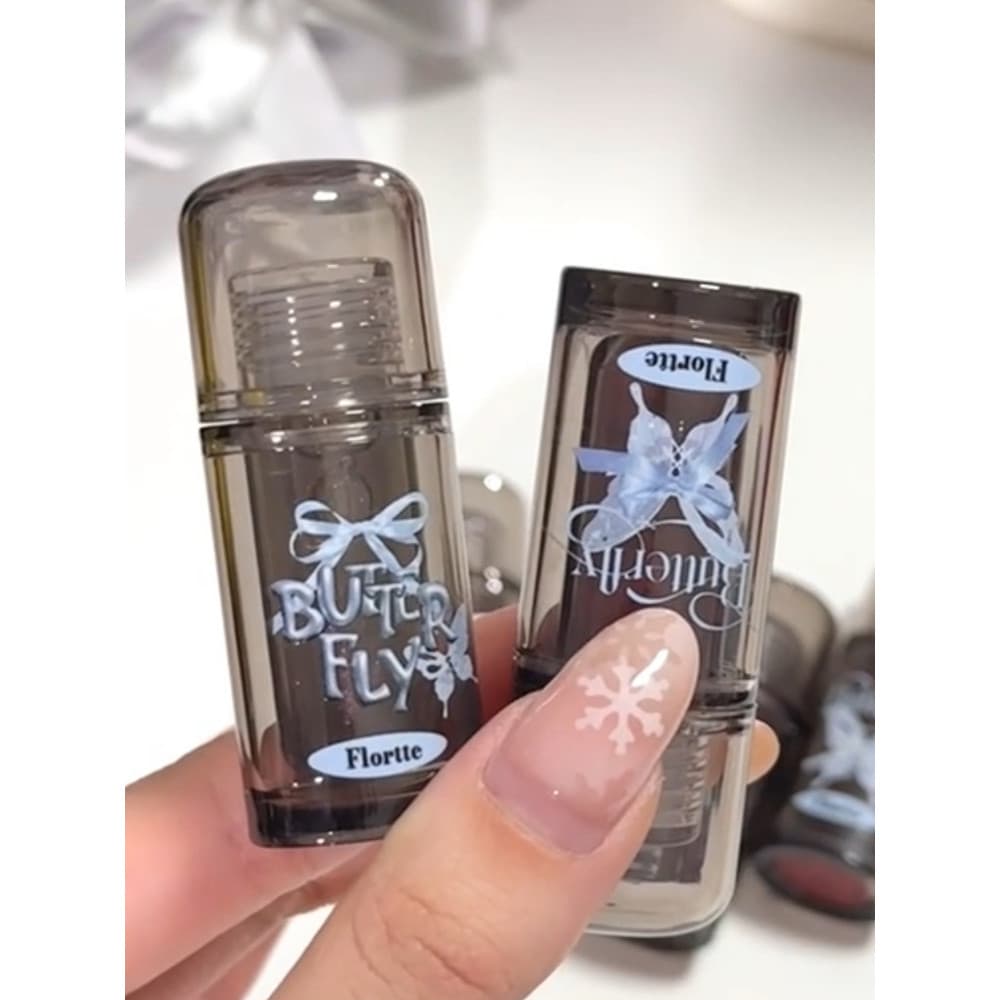 Maquiagem Essência!FLORTTE/Flor Lolia Twin Series Lip Essence Mel Batom Lip Glaze