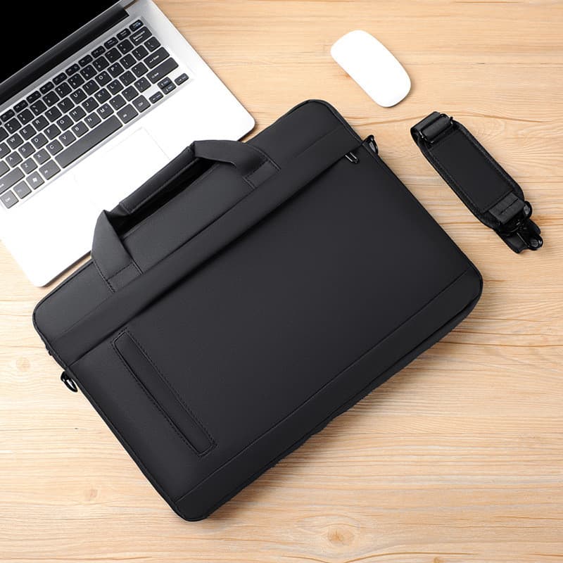 Bolsa mensageiro portátil para computador de dupla utilização Caderno de 50 cm adequado para filme de couro Simples Comm
