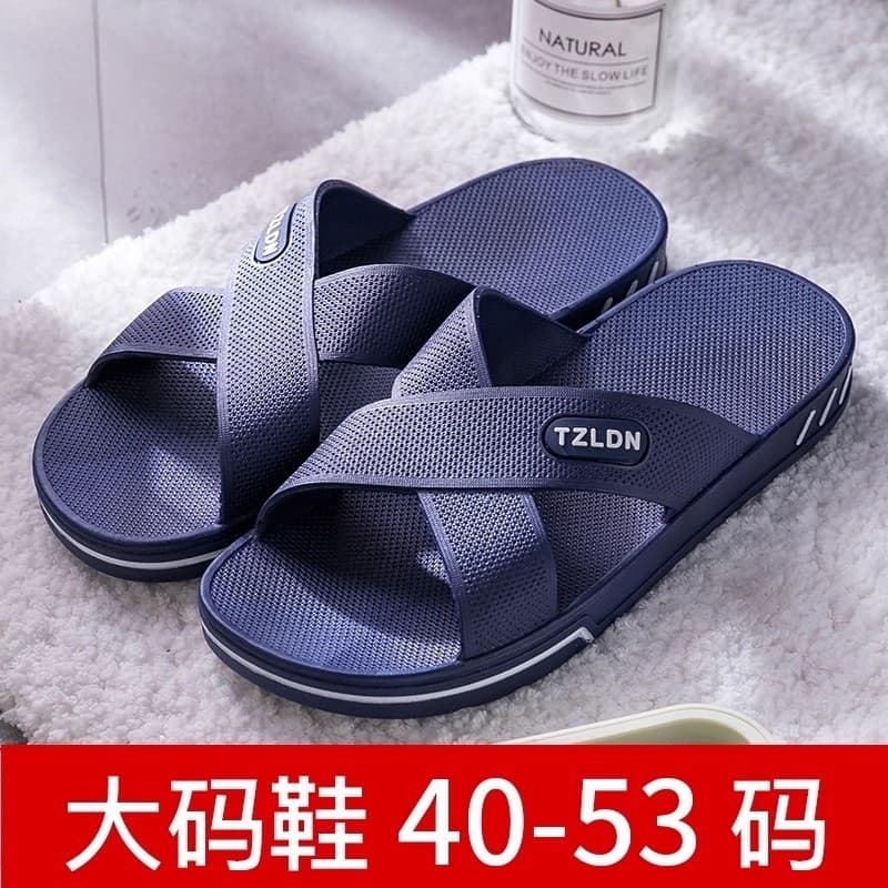 Chinelos de tamanho extra grande masculino verão 46 banheiro antiderrapante 48 casa masculina 50 desgaste exterior mais