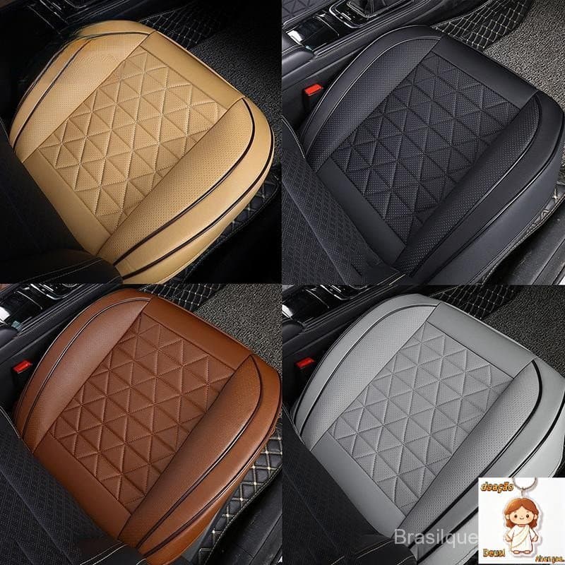 Capa de Assento Dianteiro de Carro Abongbanghn Nova Almofada de Couro Plutônio Protetor Universal de Assento de Carro