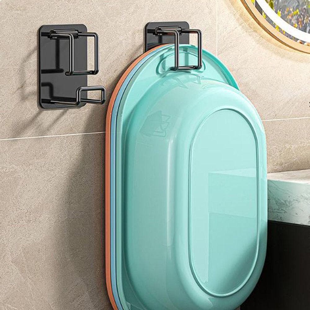Suporte Para Lavatório  , Rack De Aço Inoxidável Sem Perfuração , Gancho De Armazenamento Bacia Que Economiza Es