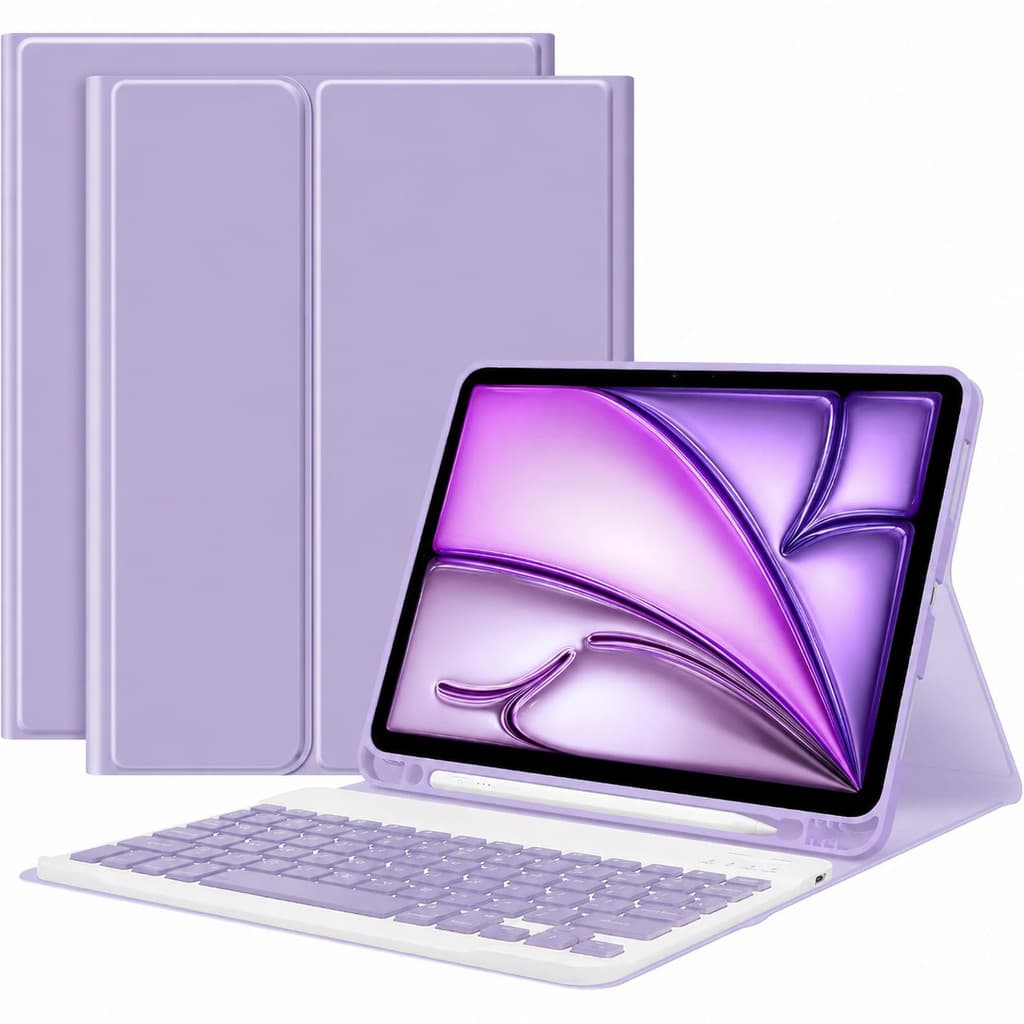 Capa Protetora iPad 10ª e 11ª Geração Teclado Bluetooth ABNT2 com Ç Kit 2 ou 3 Peças com Mouse Sem Fio Auto Wake Sleep