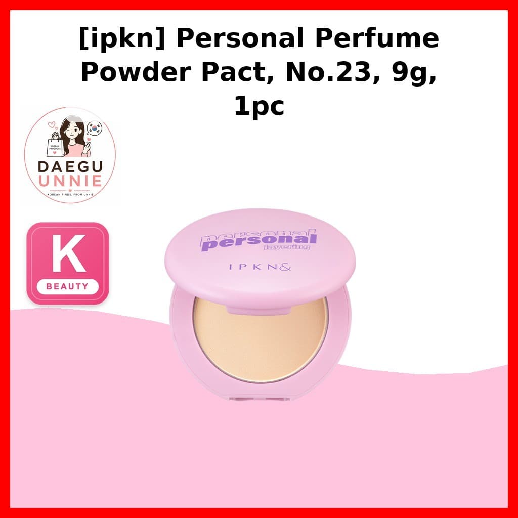 [Daiso] [ipkn] Pacto De Pó De Perfume Pessoal Em Justo , No 23 , 9g , 1 Peça/Feito Na Coreia/Fragrância De Longa Duração