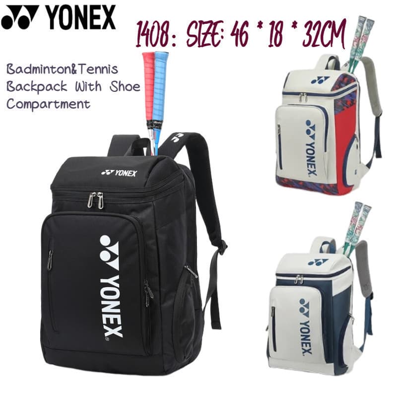 Mochila Yonex Impermeável Resistente Ao Desgaste , Bolsa Esportiva Elegante Para Tênis Profissional , Desi