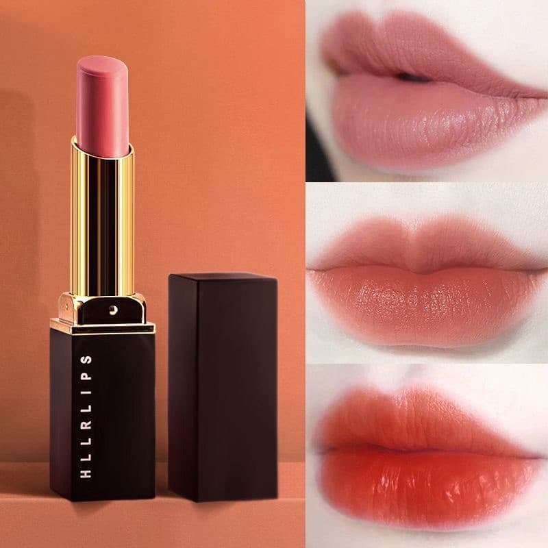 [Estoque pronto] Helen Batom Hidratante Batom Estilo Estudante Cosméticos Domésticos Maquiagem Palco 正 Vermelho WJG
