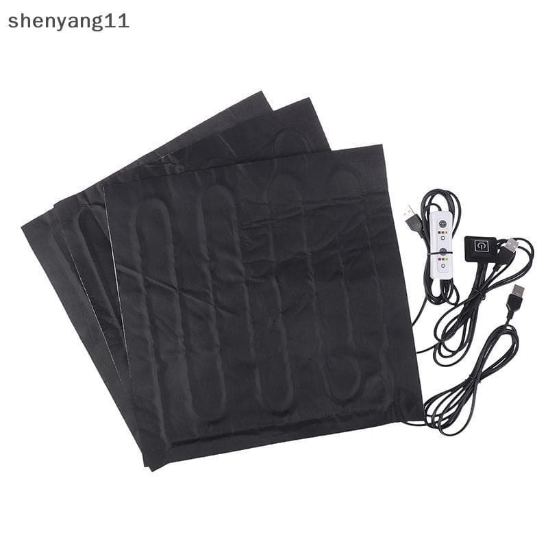 shen 5V USB Aquecedor De Fibra Carbono Almofada Aquecimento Elétrico Jaet Macia Inverno Masculino Colete Roupas Almofada