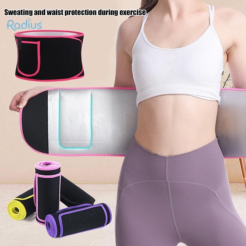 Radius Esportes Suor Explosão Cintura Suporte Cinto Corpo Shaper Correndo Ginásio Durável Treinamento Abdominal Sauna No