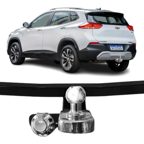 Engate Reboque Brucke GM3062 para Chevrolet Tracker 2020 a 2025 Fixo 700kg Resistente