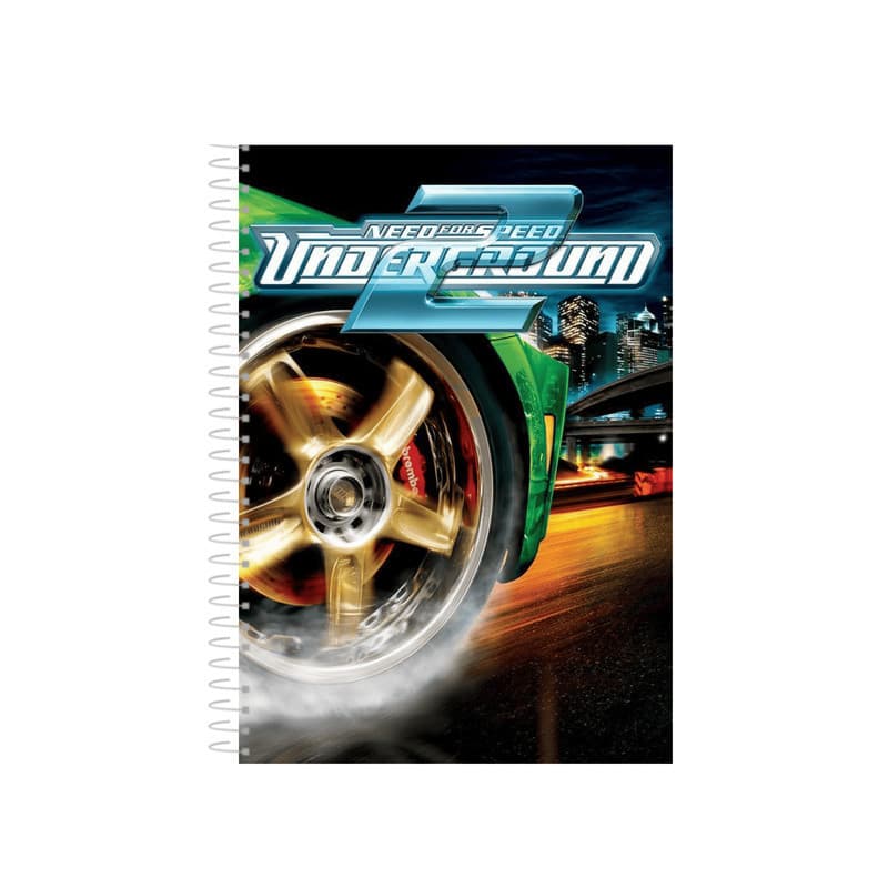 Caderno Need For Speed 10 Matérias | Lançamento Exclusivo Premium