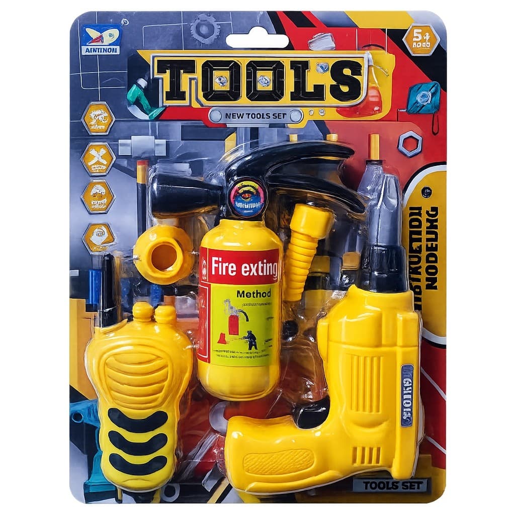 Mini Kit Ferramentas Pequeno Engenheiro Criativo Infantil