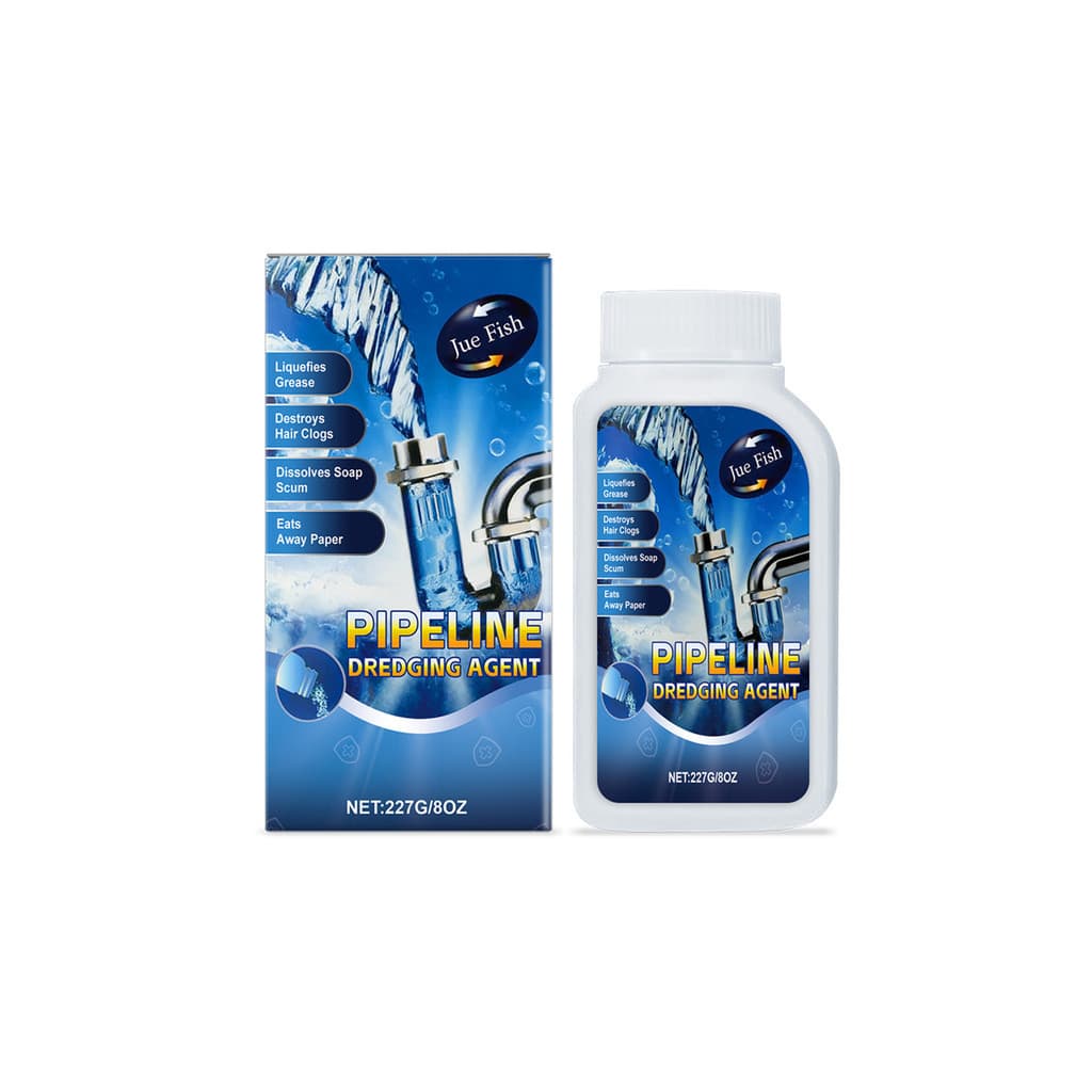 Desentupidor de Esgotos para Cozinha e Banheiro JueFish - Dissolve Gordura e Cabelo para Desobstruir Esgotos FN2K IWCY