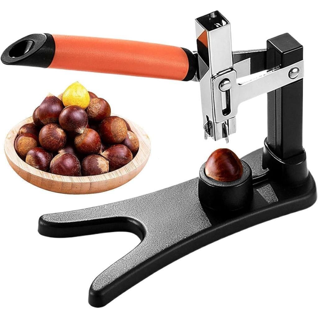 Ferramenta para fatiar castanhas Inaruji, descascador de cozinha ergonômico |             Máquina de descascar e remover