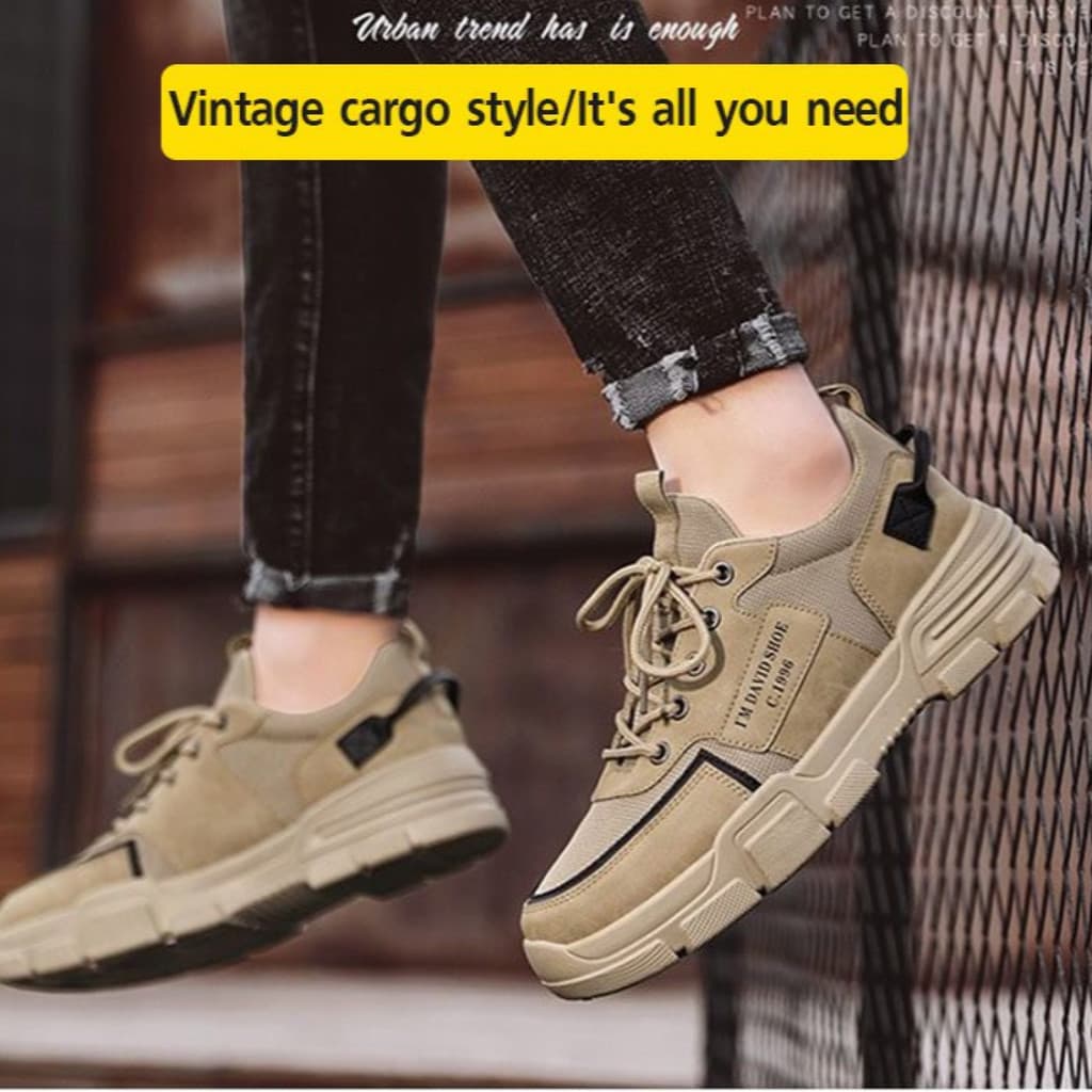 [Antiderrapante e Respirável] Sapatos Masculinos Verão Antiderrapante Durável Preto Tênis/Trabalho/Conforto